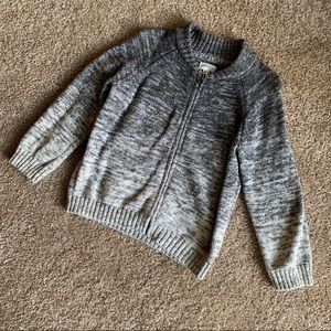 GYMBOREE OMBRE GRAY CARDIGAN